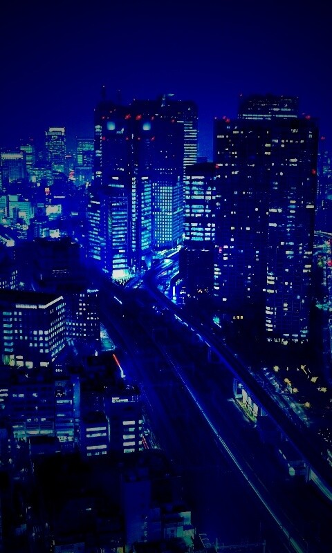 Ночной город обои