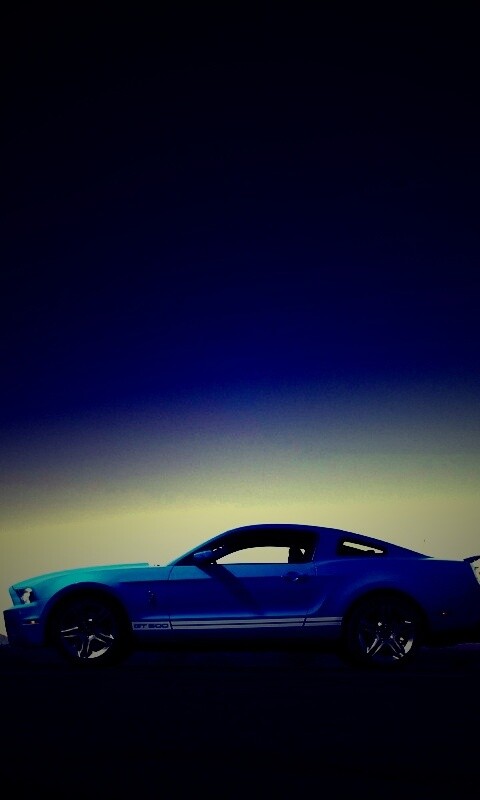 Синий форд мустанг обои