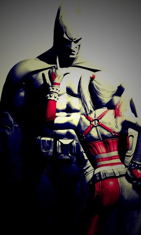 Бэтман и Харли Куин обои