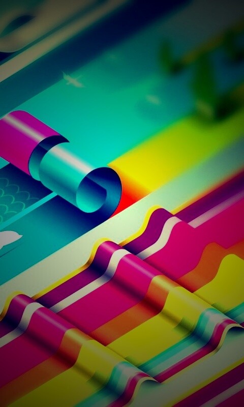 Аппликация из цветной бумаги обои