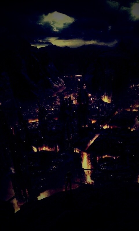 Таинственный город обои