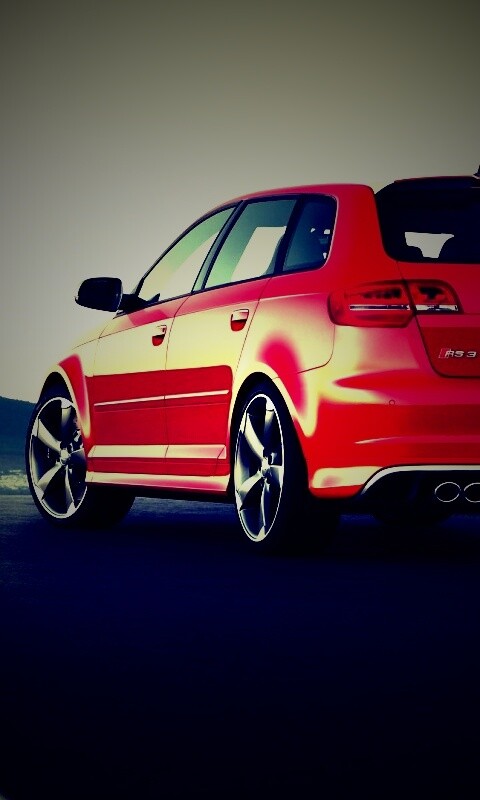 Audi модели RS3 сзади обои