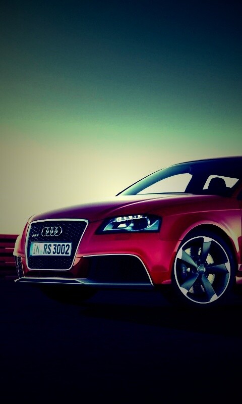 Фотосессия Audi RS3 на треке обои