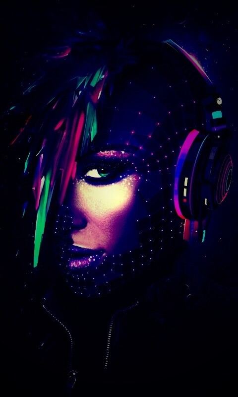 Кристаллические девушки из компьютерного мира обои