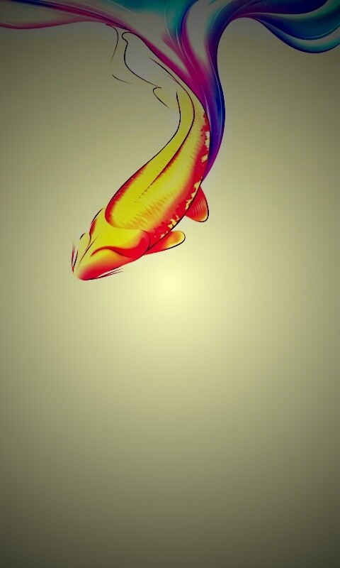 Золоая рыбка  обои