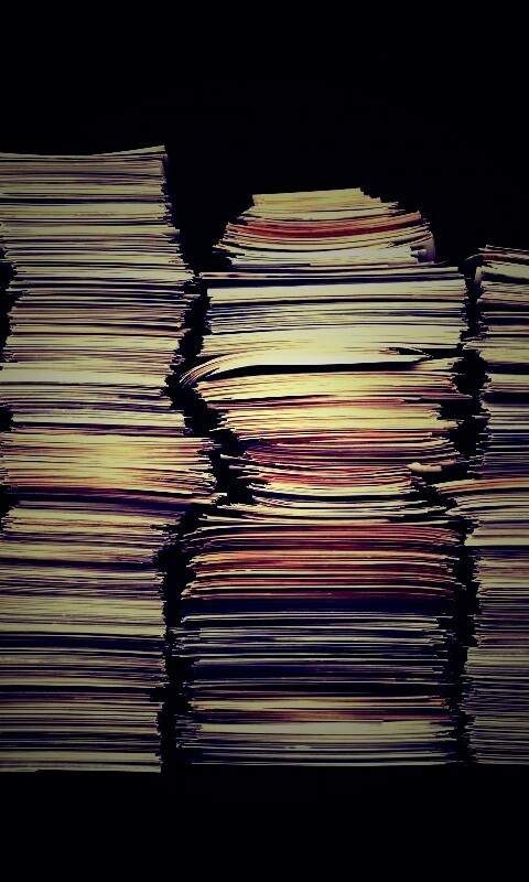 Стопки листов бумаги обои