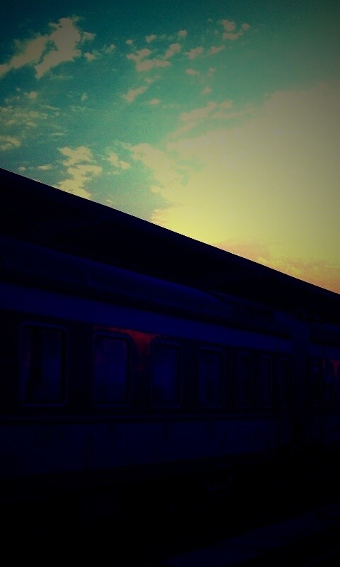 Пассажирский состав обои