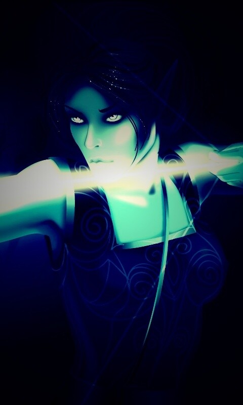 Эльфийская лучница обои