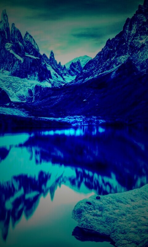 Горное озеро обои