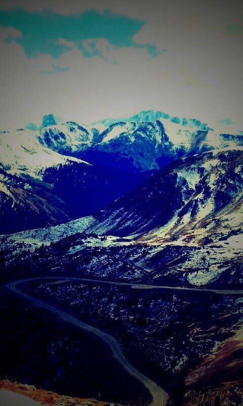 Горная дорога обои