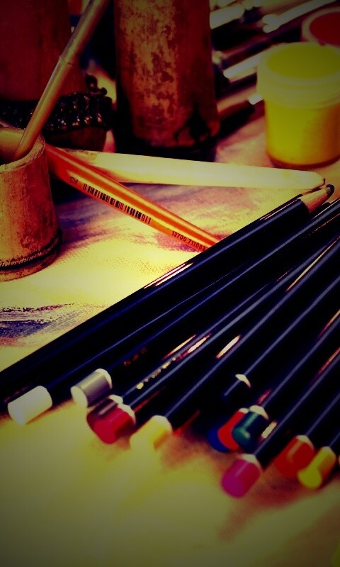 Инструменты художника обои