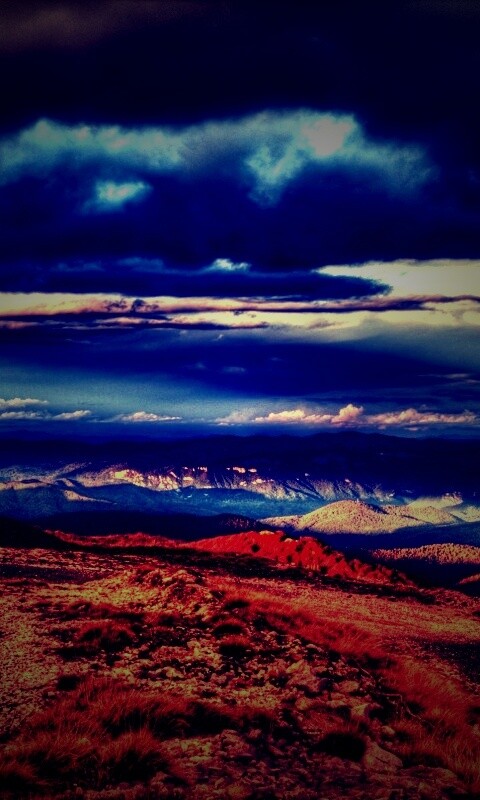 Горы в HDR обои