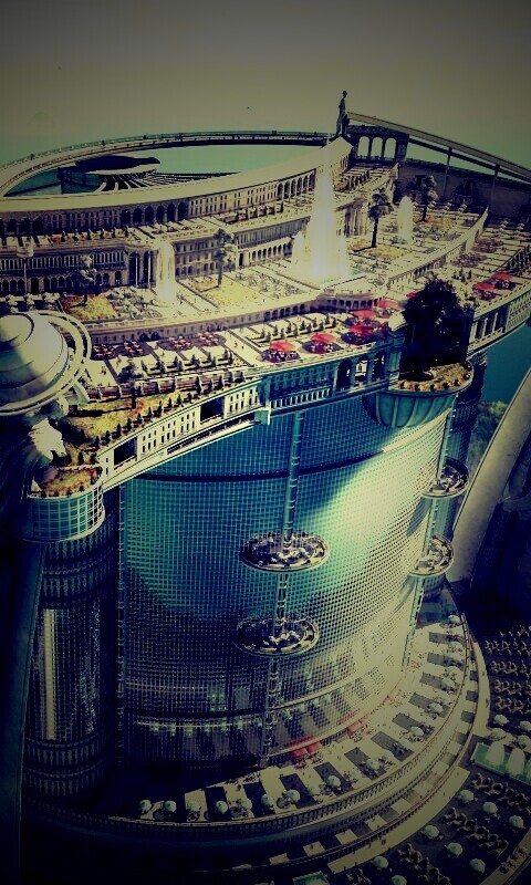 Город будущего обои