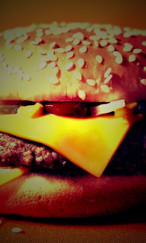 Сочный чизбургер обои