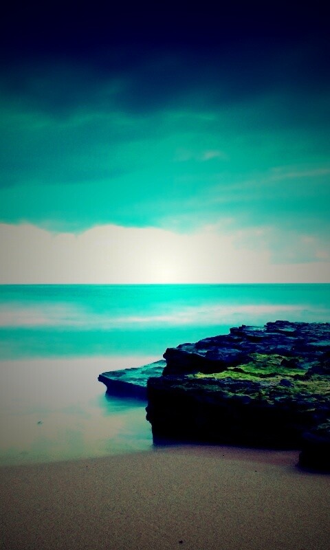 На берегу обои