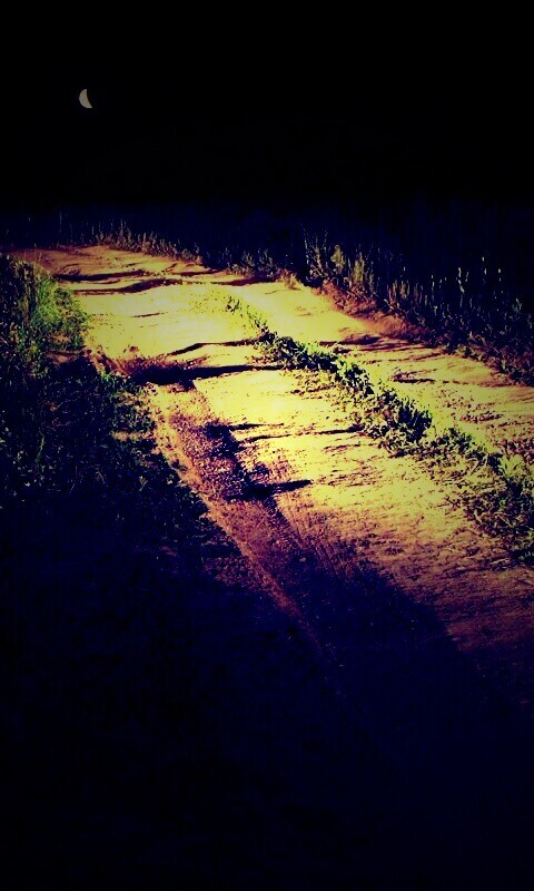 Ночная дорога обои