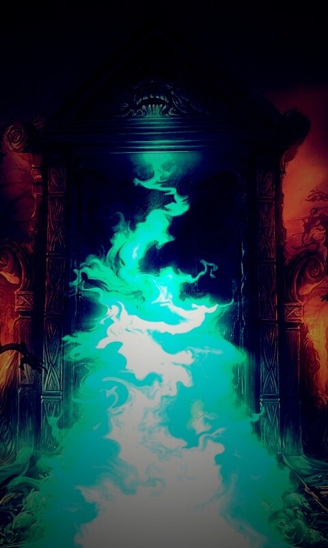 Демонические врата обои