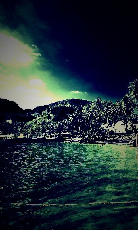 Призрачный пляж обои