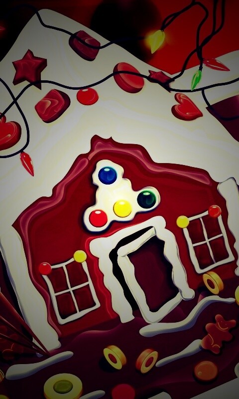 Пряничный домик обои