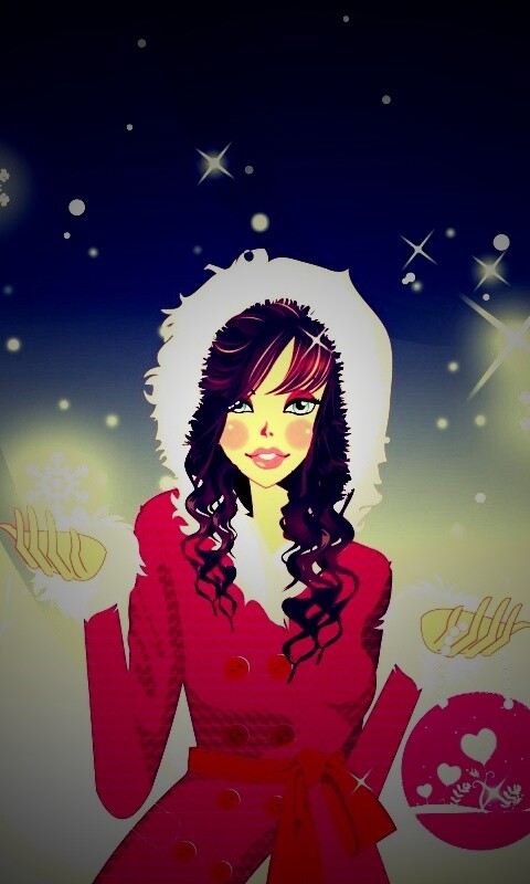 Модный новый год обои