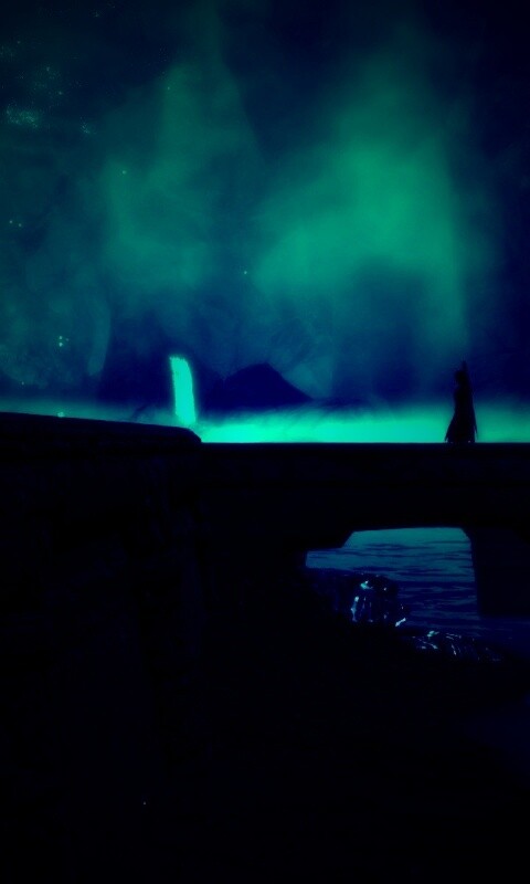 Светящийся путь обои