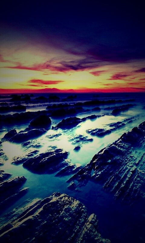 Рифы в тумане обои