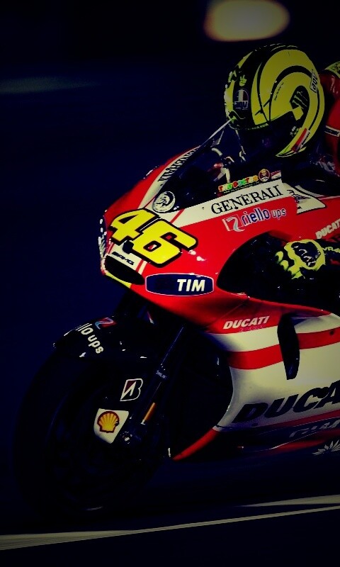 Мотоциклист на треке обои