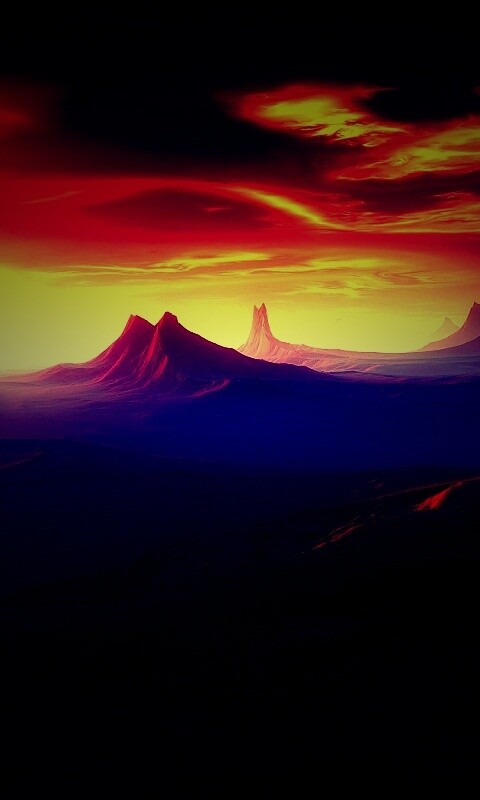 Инопланетный ландшафт обои