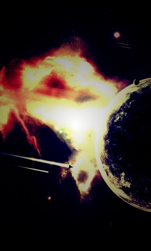 Живописный космос обои