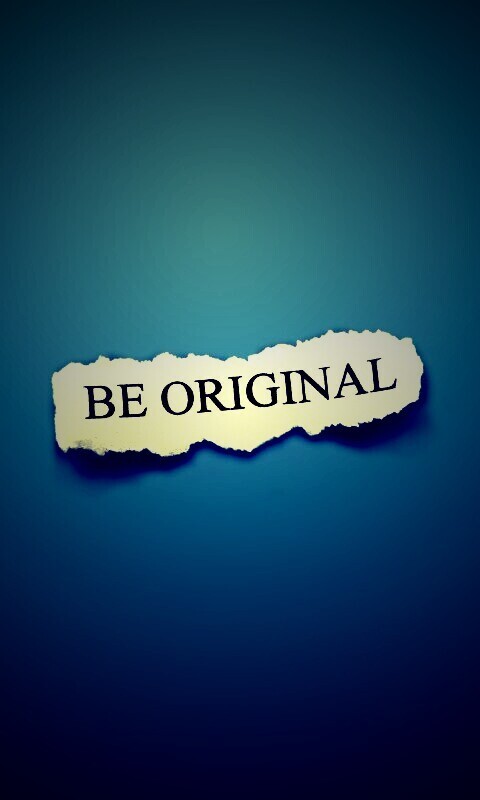 Будь оригинален обои