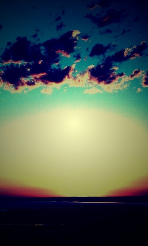 Шикарный закат обои