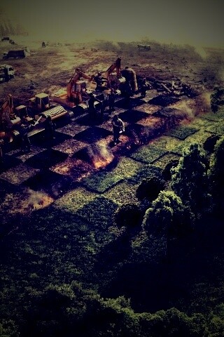 Цивилизация против природы обои