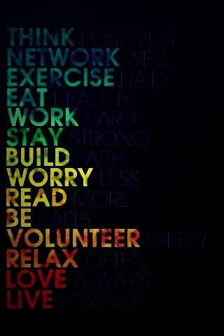 Think possitively обои