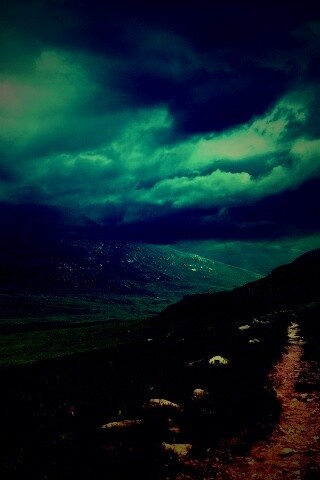 Тропинка средь холмов обои