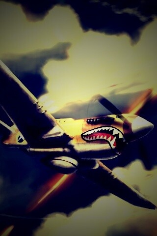 Истребитель акула обои