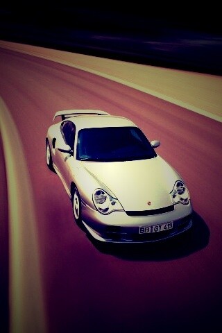 Порше на треке обои