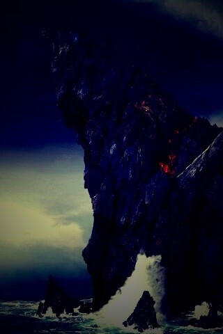 Бой на скале обои