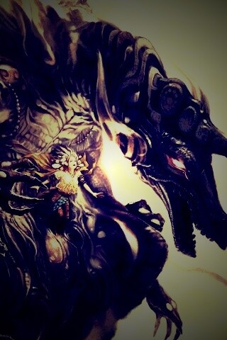 Демон похищающий девушку обои