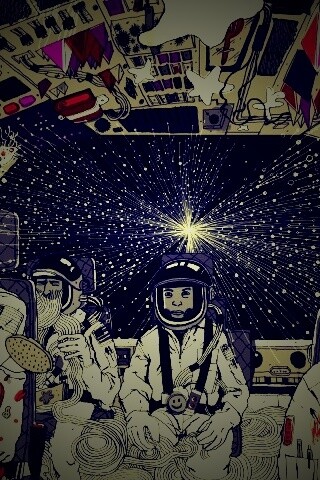 Упоротые космонавты обои