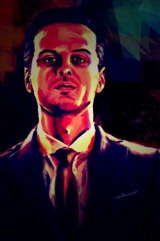 Портрет Джима Мориарти обои