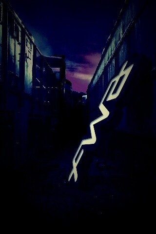 Упавшая вывеска обои