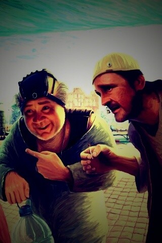 Арт пародия на Кин Дза Дзу обои