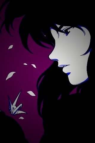 Девушка делает оригами обои