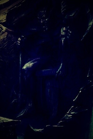 Довакин и Барбас в святилище Клавикуса Вайла обои