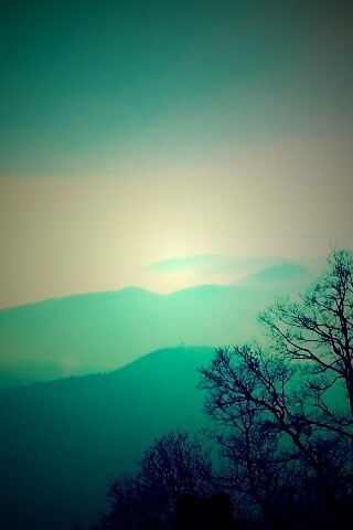 Голубые горы обои