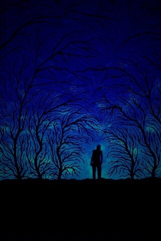 Смыкающиеся деревья обои