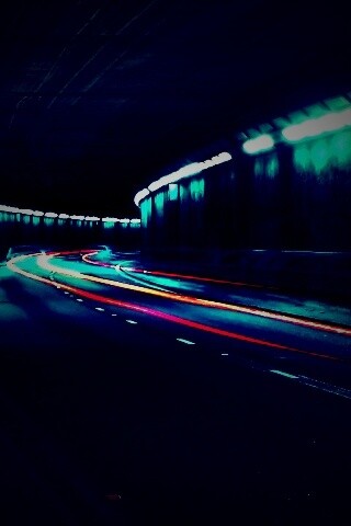 Огни в тоннеле обои