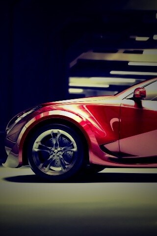 Красный концепт обои