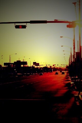 Закат в Лос Анджелесе обои