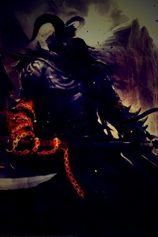 Демон с топором обои